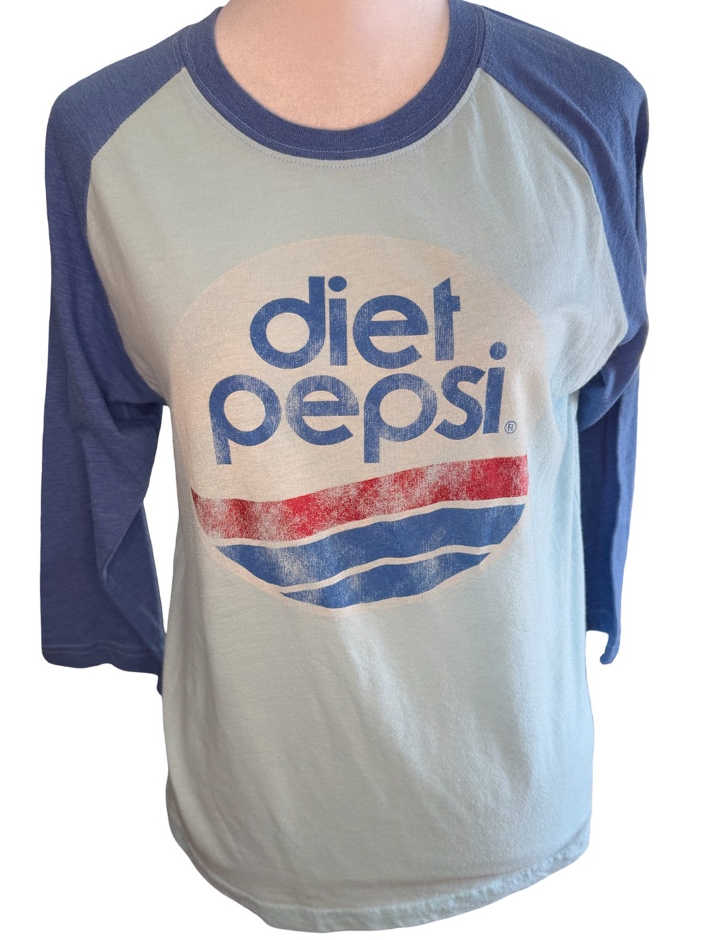 Junk Food Diet Pepsi Graphic Tee - Blue & Red Graphic Junior XL